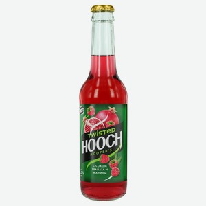 Напиток Hooch Твистед с соком малины и граната 5,5%, 330 мл