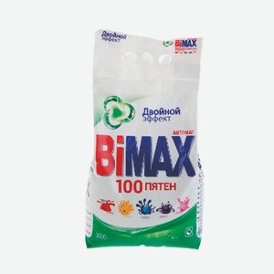 Стиральный порошок «BiMAX» Автомат, «100 пятен», 3 кг