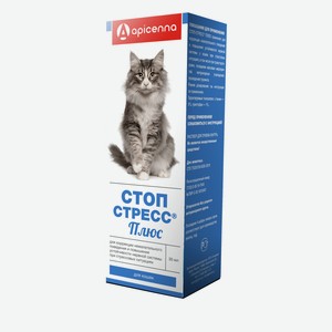 Apicenna капли для кошек Стоп-стресс Плюс (30 г)