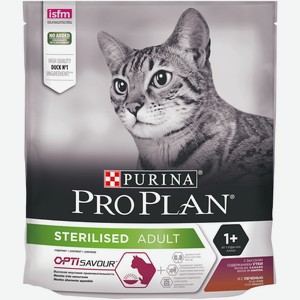 Purina Pro Plan для взрослых стерилизованных кошек и кастрированных котов, с высоким содержанием утки и c печенью (10 кг)