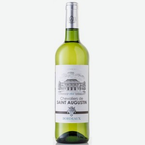 Вино Шевалье де Сент Агустин Бордо AOC BORDEAUX Белое Сухое 0.75л