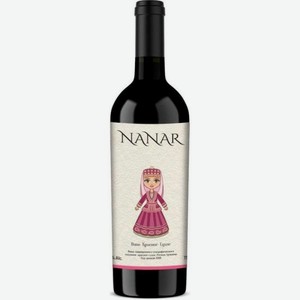 Вино Нанар Саперави ARMAWIR Красное Сухое 0.75л