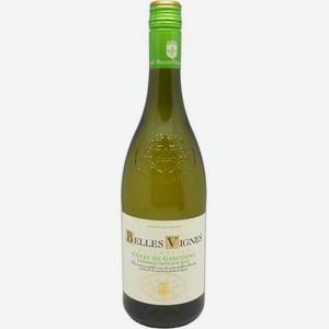 Вино Бель Винь Коллексьон Коломбар Совиньон Блан IGP COTES de GASCOGNE Белое Полусухое 0.75л