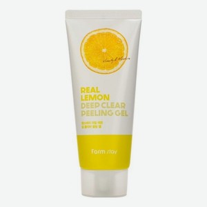 Отшелушивающий гель для лица с экстрактом лимона Real Lemon Deep Clear Peeling Gel 100мл