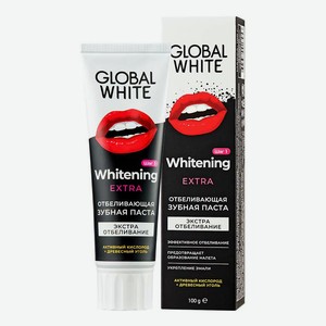 Зубная паста Global White Extra отбеливающая свежая мята 100 г