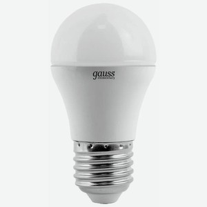 Лампа GAUSS LED Elementary Globe 6W E 27 4100 K 53226
