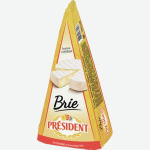 Сыр ПРЕЗИДЕНТ мягкий Бри 60%, 0.2кг