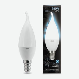 Лампа Gauss LED Свеча на ветру E14 9.5W 950lm 4100K 1/10/50