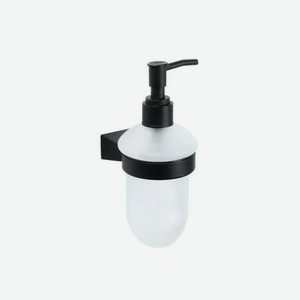 Дозатор для жидкого мыла с держателем Fixsen Trend прозрачный 7х10х17 см