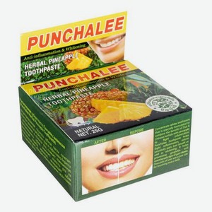 Растительная зубная паста Herbal Pineapple Toothpaste: Зубная паста 25г