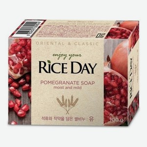 Мыло с экстрактом граната и пиона Rice Day Pomegranate Soap 100г
