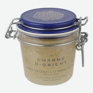 Гоммаж квасцовый для тела с ароматом янтаря Gommage Corps A La Pierre D’Alun Parfum Ambre 300г
