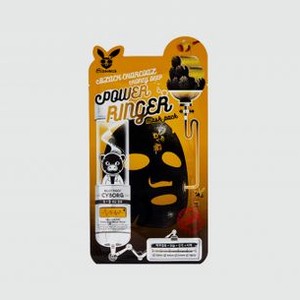 Тканевая маска для лица ELIZAVECCA Black Charcoal Honey Deep Power Ringer Mask Pack 1 шт