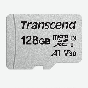Карта памяти Transcend micro SDXC 128Gb 300S UHS-I U3 V30 A1 (90/45 Mb/s)
