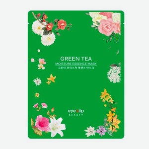 Маска для лица тканевая Eyenlip Green Tea Oil Moisture Essence Mask 25мл