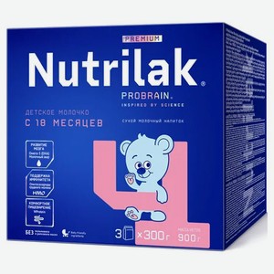 Смесь молочная Nutrilak Premium 4 с 18 месяцев, 900 г