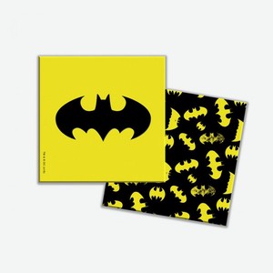 Салфетки бумажные 3-слойные Nd play Batman, 20 шт