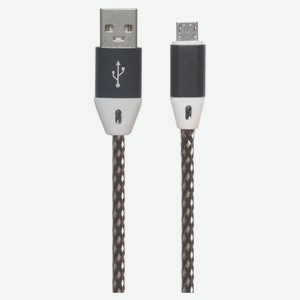 Кабель USB-MicroUSB Liberty Project в оплетке белый, 1 м
