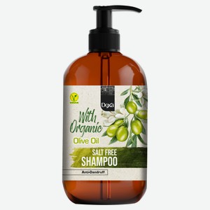 Шампунь против перхоти DOXA беcсолевой с органическим оливковым маслом, 900 мл