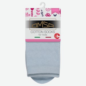 Носки для девочек OMSA kids blu chiaro, р 35-38