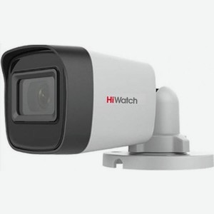 Камера видеонаблюдения аналоговая HIWATCH DS-T500(С), 1944р, 2.4 мм, белый [ds-t500(с) (2.4 mm)]