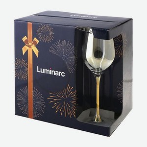 Набор бокалов для вина Luminarc золотой хамелеон 6х350 мл