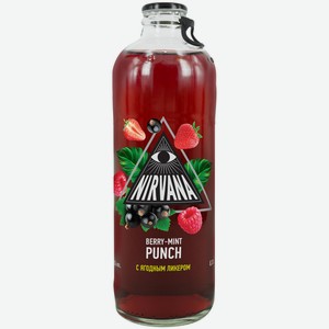 Напиток газированный Nirvana ягодно-мятный панч, 330мл Россия