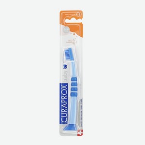 Зубная щетка Curaprox Baby детская гуммированная ручка Швейцария