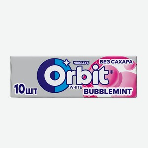 Жевательная резинка Orbit White Bubblemint без сахара 13,6г