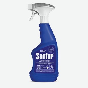 Средство чистящее д/ванной комнаты Sanfor спрей 500мл