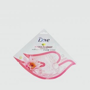 Маска для лица с розовой водой, лилией и гиалуроновой кислотой DOVE Выравнивающая 1 шт