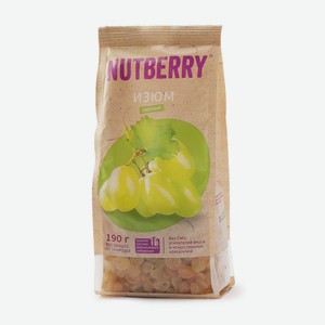 Изюм Nutberry светлый, 190 г