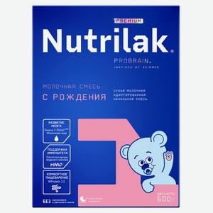 Смесь сухая молочная Nutrilak Premium 1 адаптированная начальная, 600 г