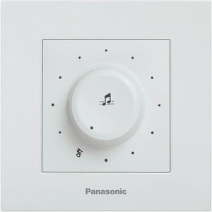 Выключатель Panasonic Karre Plus 1-клавишный, установка скрытая, IP20, белый [wktc05612wh-ru]