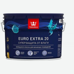 Краска Tikkurila Euro extra-20 700001110 бесцв. 9л