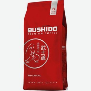 Кофе зерновой BUSHIDO Red Katana, средняя обжарка, 1000 гр