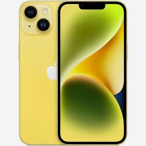 Смартфон Apple iPhone 14 256Gb, A2884, желтый