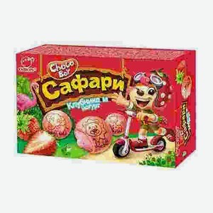 Печенье Choco Boy Сафари Клубника Йогурт 39г