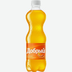 Напиток безалкогольный ДОБРЫЙ Апельсин с витамином С с/газ ПЭТ, Россия, 0.5 L