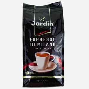 Кофе JARDIN ESPRESSO DI MILANO жареный молотый 250г м/у