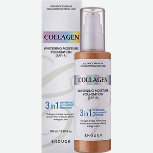 Тон-крем Enough, Collagen Whitening Moisture Foundation, SPF15