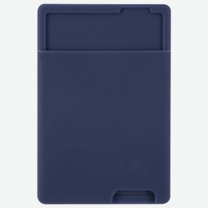 Кардхолдер для смартфона Barn&Hollis силикон крепление 3М синий (УТ000031287)