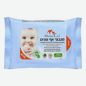 Детские влажные салфетки для лица и носиков Baby Face & Nose Wipes 24шт