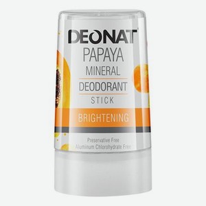 Дезодорант-кристалл с экстрактом папайи Papaya Mineral Deodorant Stick: Дезодорант 60г