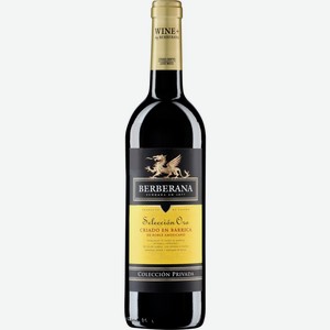 Вино EXCLUSIVE ALCOHOL сортовое выдерж. кр. сух., Испания, 0.75 L