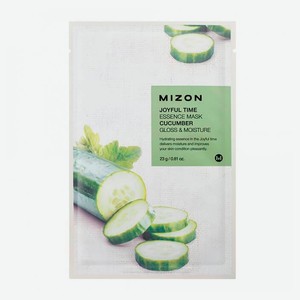 Маска для лица Mizon Joyful Time Essence Mask Cucumber тканевая, 23 мл