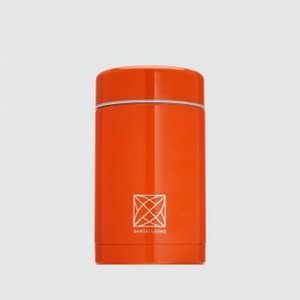 Термос-контейнер для еды SANTAI LIVING Cube, Коралловый 500 мл