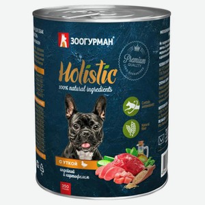 Консервы для собак «Зоогурман» Holistic с уткой индейкой и картофелем, 350 г