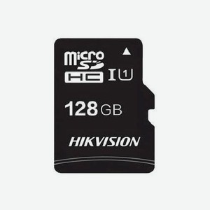 Карта памяти microsdxc UHS-I U1 Hikvision 128 ГБ, 92 МБ/с, Class 10, HS-TF-C1(STD)/128G/Adapter, 1 шт., переходник SD
