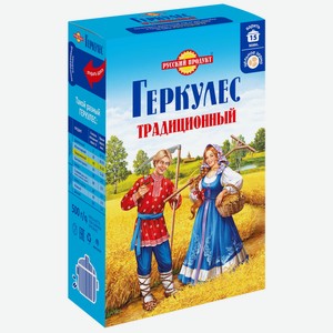 Геркулес Русский продукт Традиционный овсяные хлопья, 500г Россия